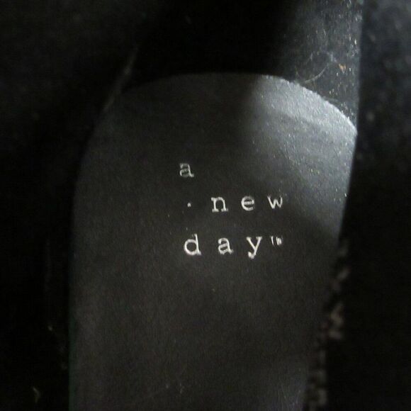 A NEW DAY Valerie Leopard Spot City Ankle Bootie Sz 7.5 WIDE Animal Print Boots - Picture 8 of 15